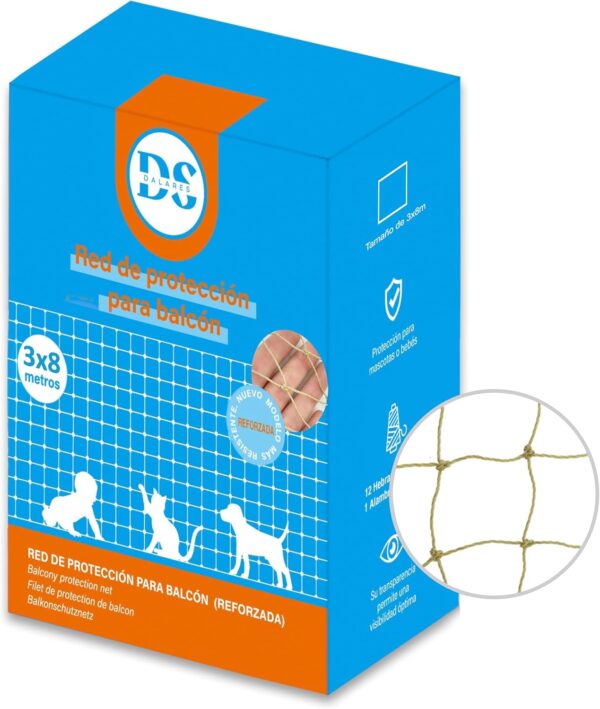Red para Gatos Reforzada con Alambre Beige
