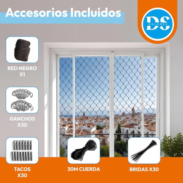 Red para Gatos Reforzada con Alambre